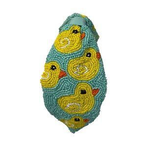 250. My Rubber Ducky Fully Beaded Headband
